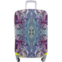 Abstract Kaleidoscope Luggage Cover (large) by kaleidomarblingart