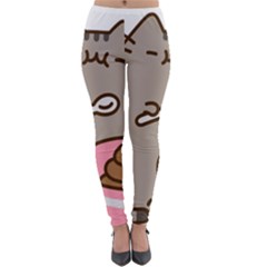 Cat Kitten Lightweight Velour Leggings by Jancukart