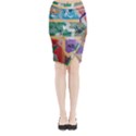 Order in chaos Midi Wrap Pencil Skirt View1