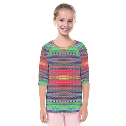 Abundance Kids  Quarter Sleeve Raglan Tee by Thespacecampers