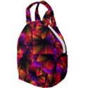 Squares Motif Geometric Pattern Travel Backpacks View1