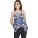 Abstract pouring Flowy Camisole Tank Top View1