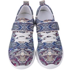 Abstract Pouring Women s Velcro Strap Shoes by kaleidomarblingart