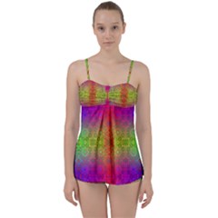 Mirrored Energy Babydoll Tankini Set by Thespacecampers