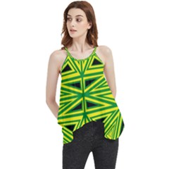 Abstract Pattern Geometric Backgrounds Flowy Camisole Tank Top by Eskimos