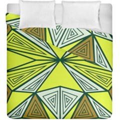 Abstract Pattern Geometric Backgrounds  Duvet Cover Double Side (king Size) by Eskimos