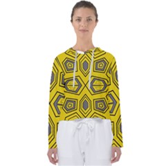 Abstract Pattern Geometric Backgrounds Women s Slouchy Sweat by Eskimos