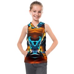 Duck-crazy-duck-abstract Kids  Sleeveless Hoodie by Jancukart