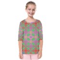 Rippled Magic Kids  Quarter Sleeve Raglan Tee View1