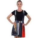 Art-modern-painting-background Velvet Suspender Skater Skirt View1