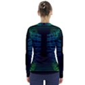 Technology-artificial-intelligence V-Neck Long Sleeve Top View2