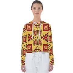 Abstract Pattern Geometric Backgrounds Women s Slouchy Sweat by Eskimos