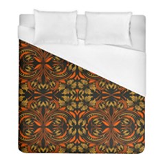 Folk Flowers Print Floral Pattern Ethnic Art Duvet Cover (full/ Double Size) by Eskimos