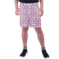 Spanish Love Phrase Motif Pattern Men s Pocket Shorts by dflcprintsclothing