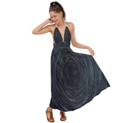  Stars Rotation  Backless Maxi Beach Dress by artworkshop