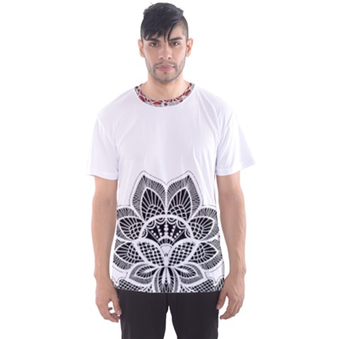 Im Fourth Dimension Black White Men s Sport Mesh Tee by imanmulyana