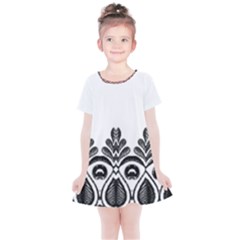 Im Fourth Dimension Black White 5 Kids  Simple Cotton Dress by imanmulyana