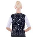 IM Fourth Dimension Black White 6 Cropped Button Cardigan View2