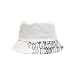 Im Fourth Dimension Black White 7 Inside Out Bucket Hat (kids) by imanmulyana