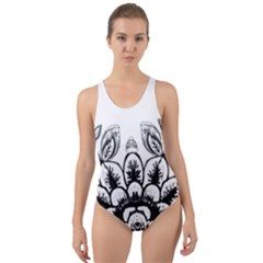 Im Fourth Dimension Black White 10 Cut-out Back One Piece Swimsuit by imanmulyana