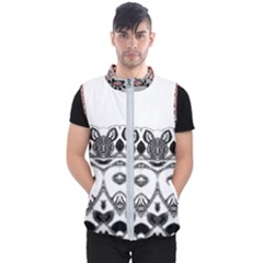 Im Fourth Dimension Black White 12 Men s Puffer Vest by imanmulyana