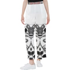 Im Fourth Dimension Black White 12 Women s Pants  by imanmulyana