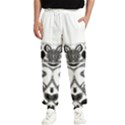 IM Fourth Dimension Black White 12 Men s Elastic Waist Pants View1