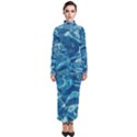 Surface Abstract  Turtleneck Maxi Dress View1