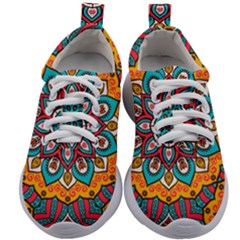 Mandala Spirit Kids Athletic Shoes by zappwaits