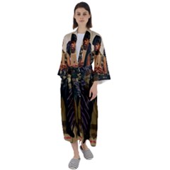 Screenshot 20220701-212826 Piccollage Maxi Satin Kimono by MDLR