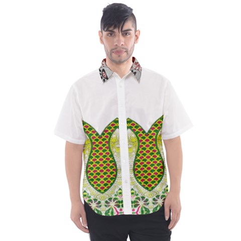 Im Fourth Dimension Colour 5 Men s Short Sleeve Shirt by imanmulyana