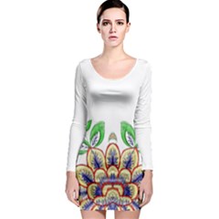 Im Fourth Dimension Colour 6 Long Sleeve Bodycon Dress by imanmulyana