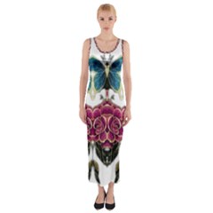 Im Fourth Dimension Colour 14 Fitted Maxi Dress by imanmulyana