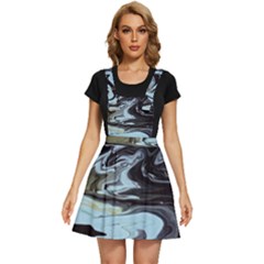 Abstract Painting Black Apron Dress by nateshop