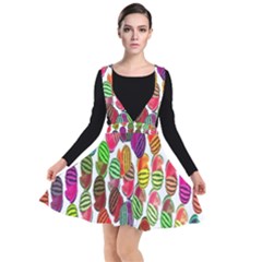 Watermelon Plunge Pinafore Dress by nateshop