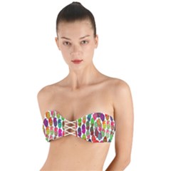 Watermelon Twist Bandeau Bikini Top by nateshop