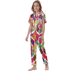 Watermelon Kids  Satin Short Sleeve Pajamas Set by nateshop