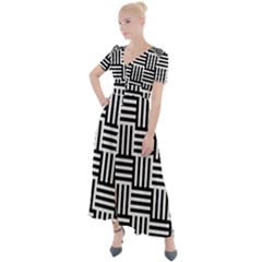 Basket Button Up Short Sleeve Maxi Dress by nateshop