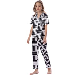 Basket Kids  Satin Short Sleeve Pajamas Set by nateshop