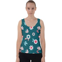 Cute Velvet Tank Top by nateshop