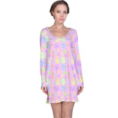 Dungeons And Cuties Long Sleeve Nightdress by thePastelAbomination