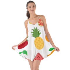 Fruits Cartoon Love The Sun Cover Up by Sapixe