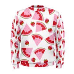 Pink Watermeloon Men s Sweatshirt by Sapixe