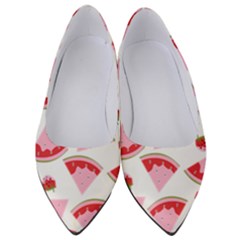 Pink Watermeloon Women s Low Heels by Sapixe