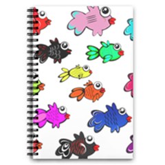 Fish Fishes Marine Life Swimming Water 5 5  X 8 5  Notebook by Sapixe