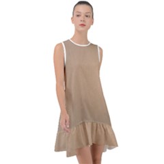 Background-mocca Frill Swing Dress by nateshop