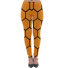 Honeycomb Lightweight Velour Leggings by nateshop