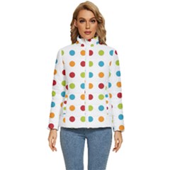 Polka-dots Women s Puffer Bubble Jacket Coat by nateshop