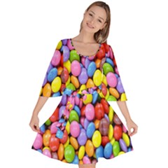 Candy Velour Kimono Dress by nateshop