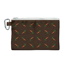 Carrots Canvas Cosmetic Bag (medium) by nateshop